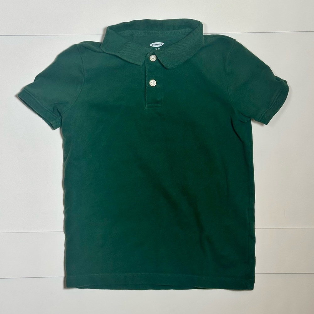 Old Navy Boy’s Forest Green Polo Size XS (5)